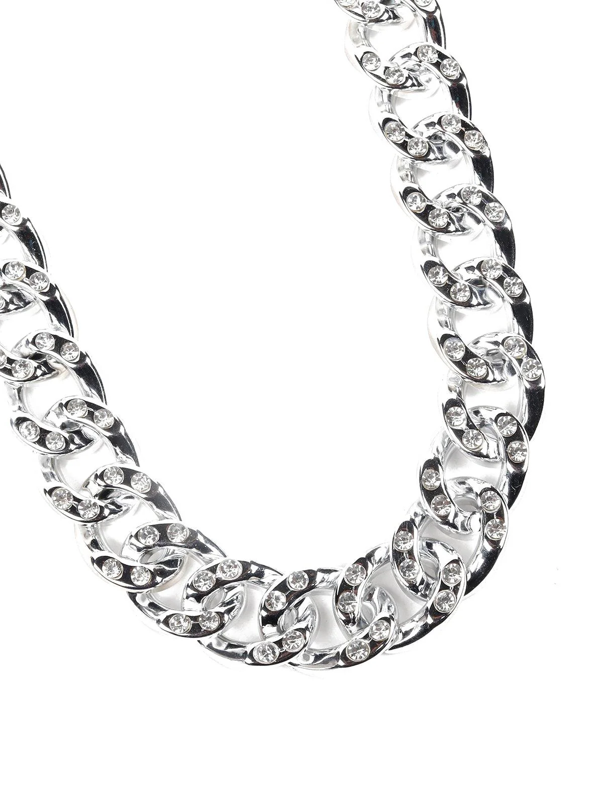 Odette Women Silver Metal Necklace - Image 5