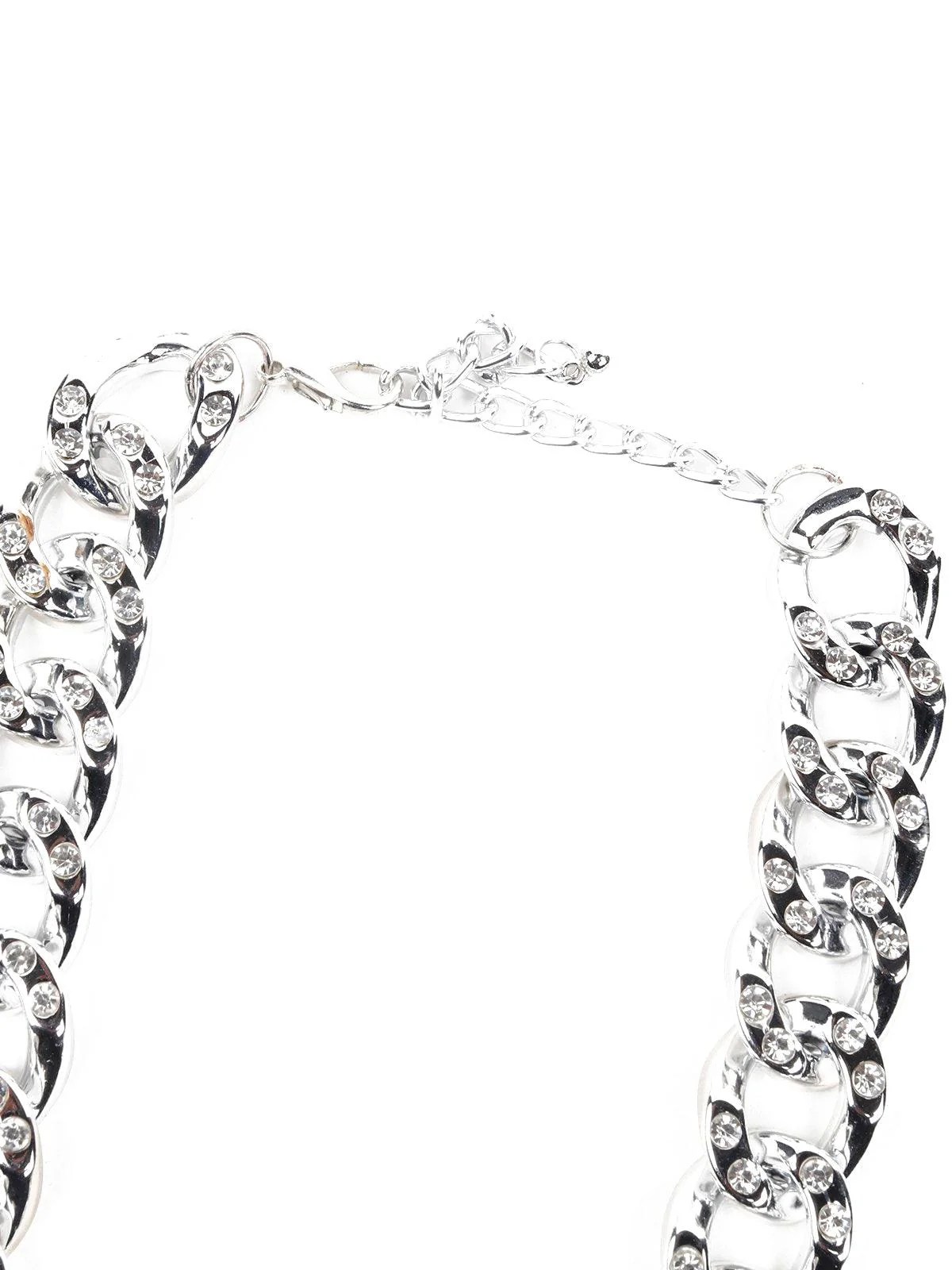 Odette Women Silver Metal Necklace - Image 6