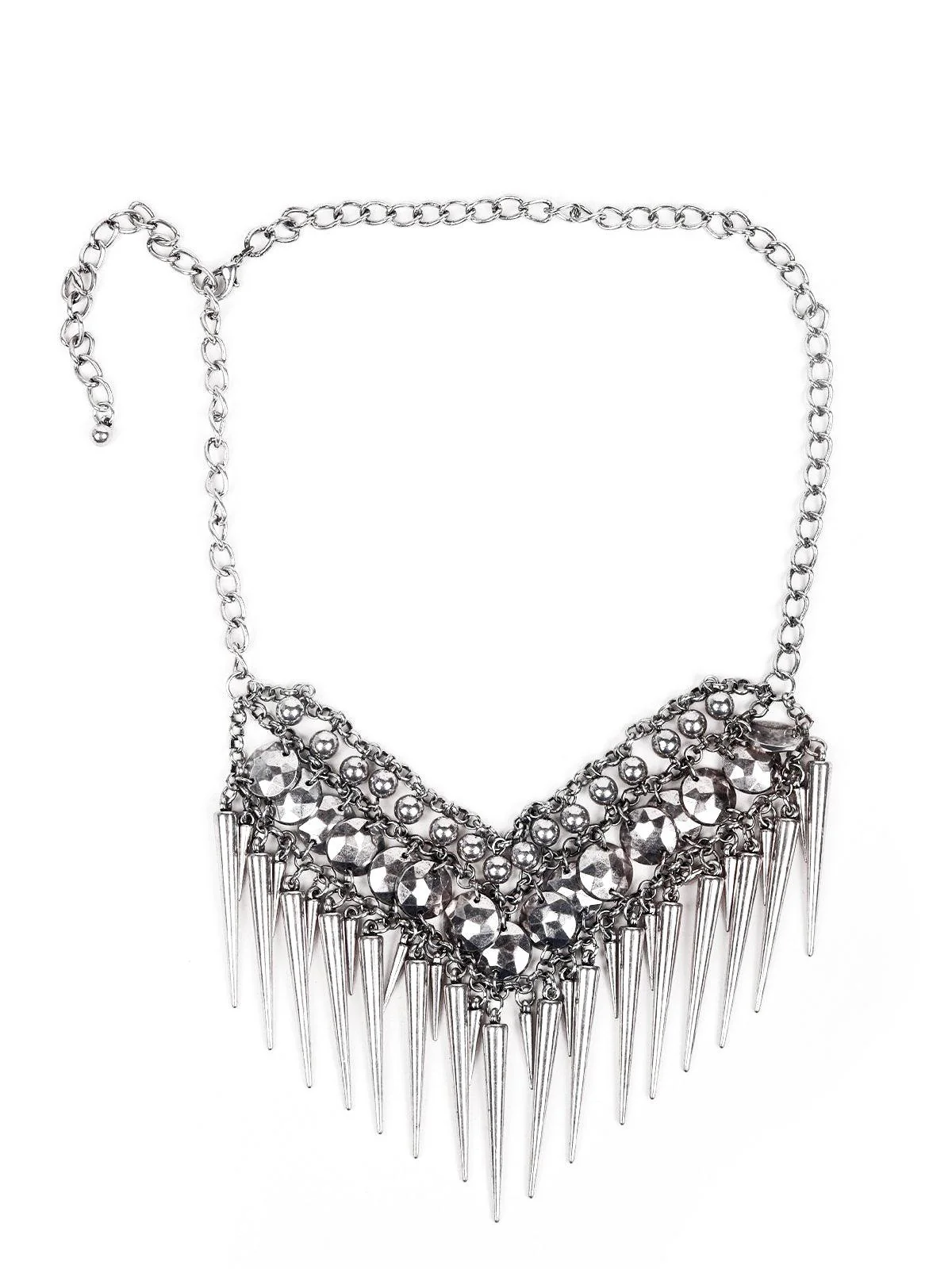 Odette Women Silver Metal Necklace - Image 3