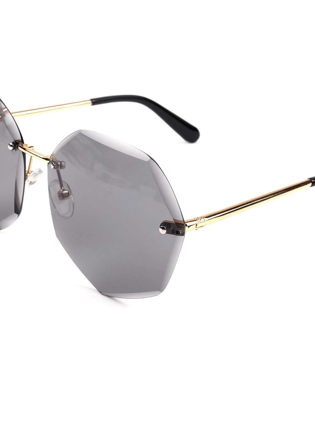 Odette Smoke Grey-Tinted Sunglasses For Women - Image 5