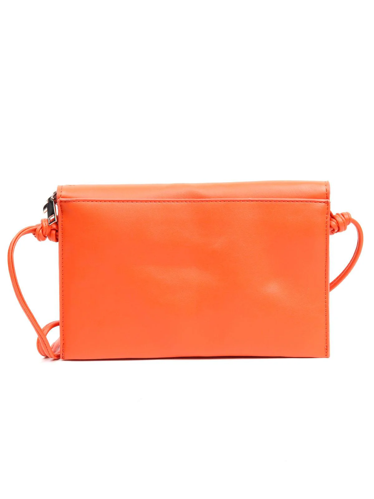 Odette Women Orange Colour Metal Sling Bag - Image 5