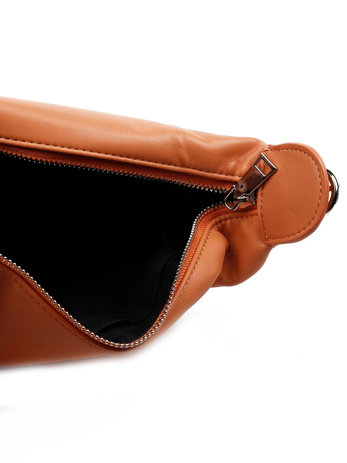 Odette Women Smooth Tan Scrunched Bag - Image 7