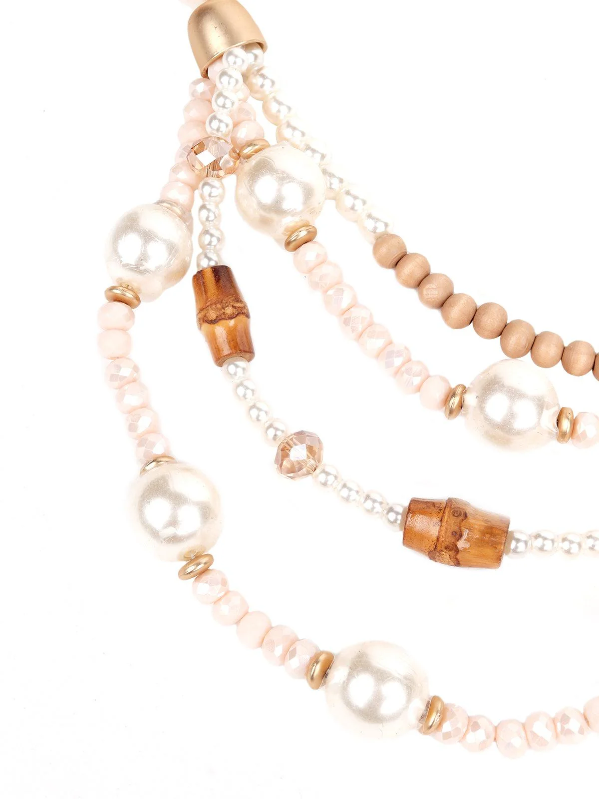 Odette Women Multicolour Beaded Necklace - Image 5