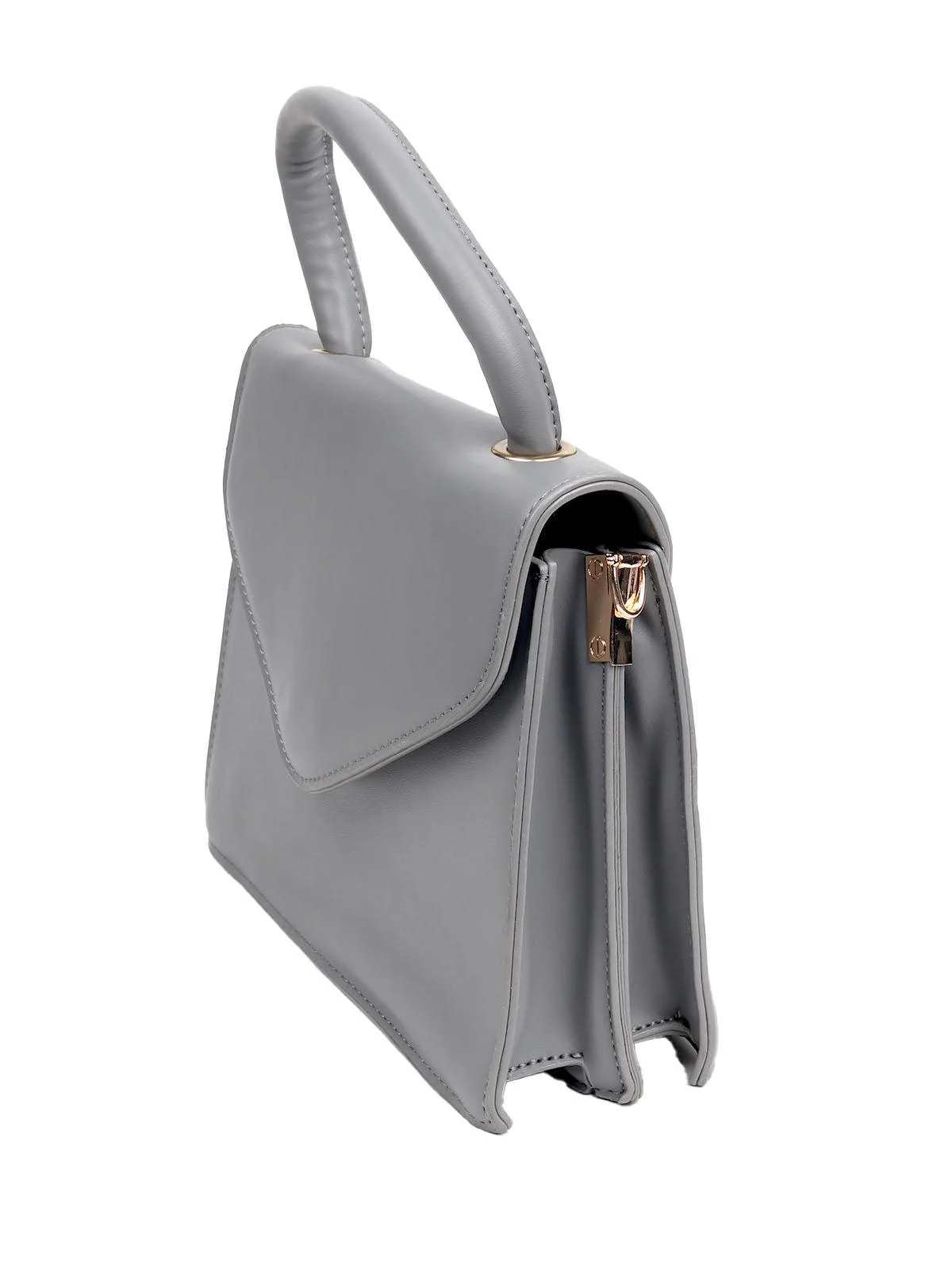Odette Women Grey Metal Sling Bag - Image 4
