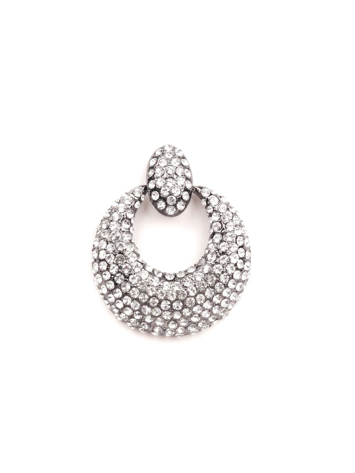 Odette Women Silver Metal Earrings - Image 4