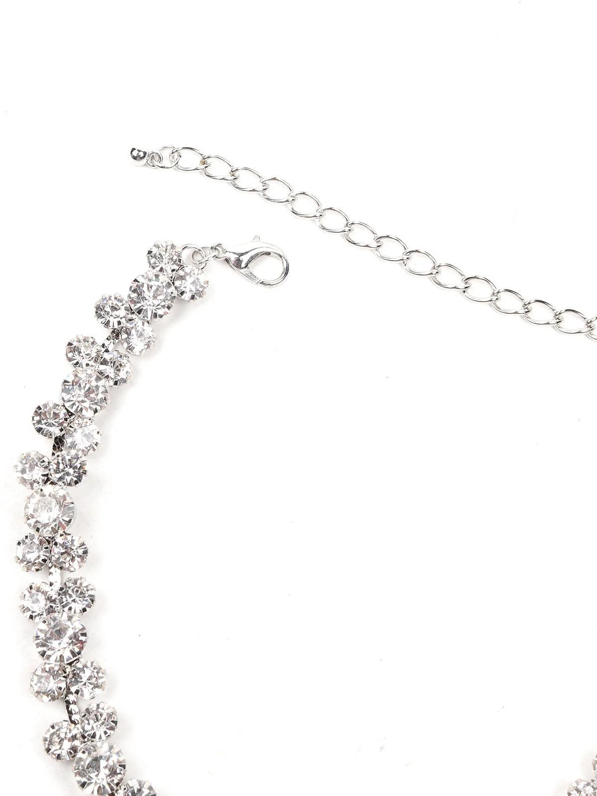 Odette Women Multicolour Metal Princess Necklace - Image 6