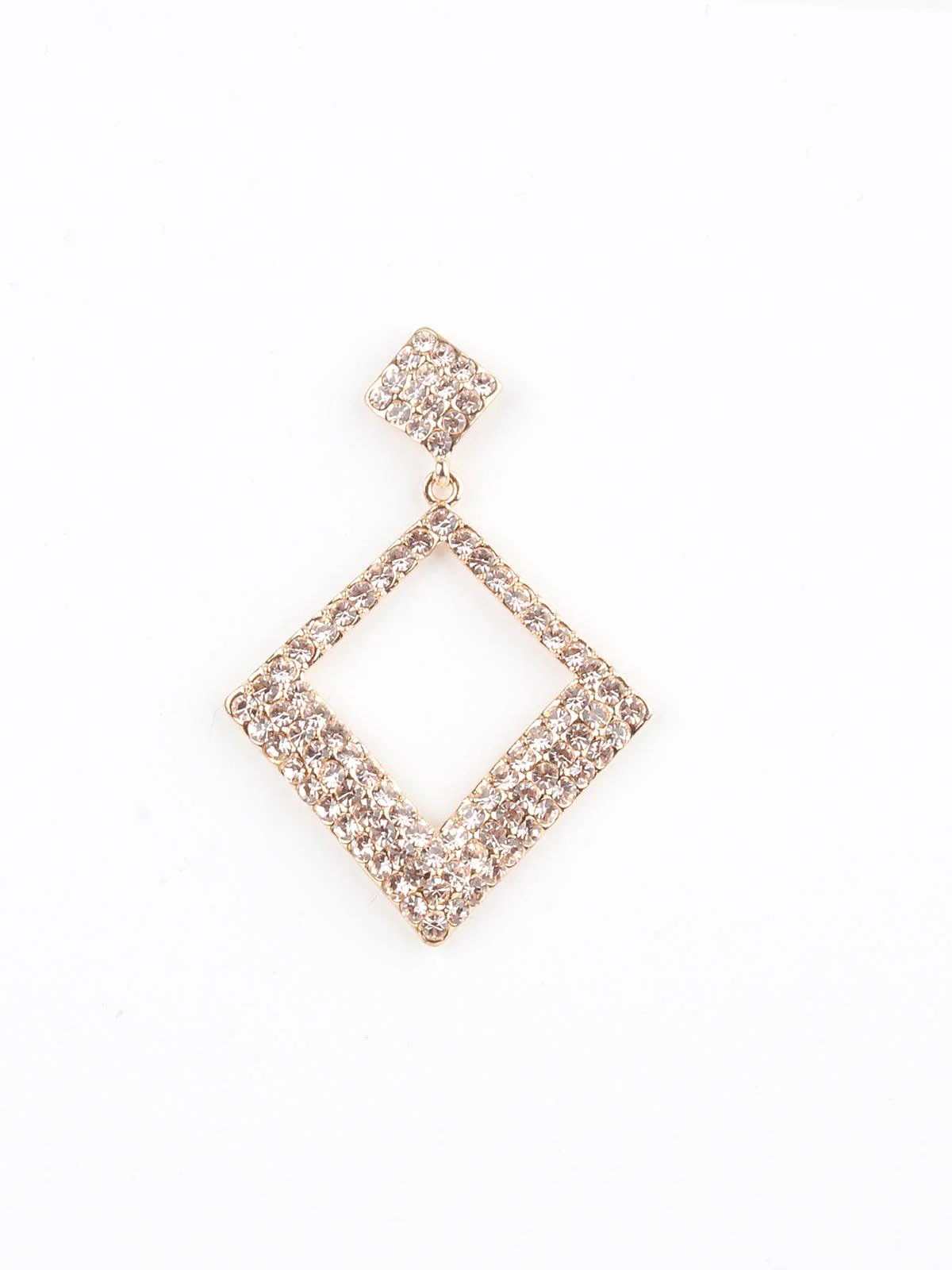 Odette Women Sparkling Square Crystal Dangling Earrings - Image 6