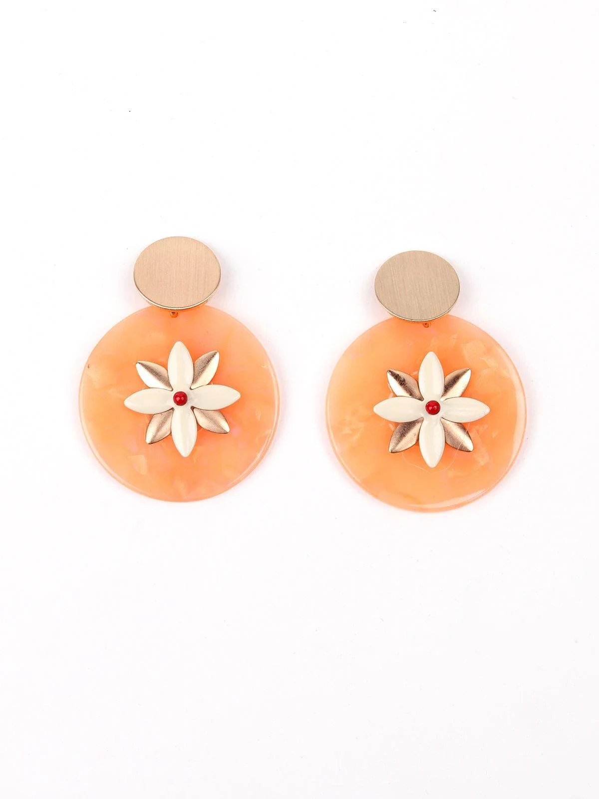 Odette Women Gold Metal Earrings - Image 4