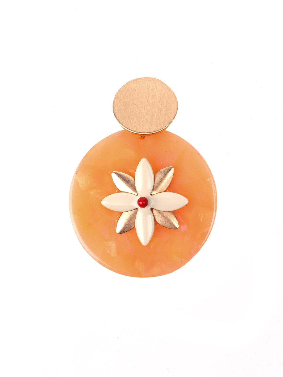 Odette Women Gold Metal Earrings - Image 5