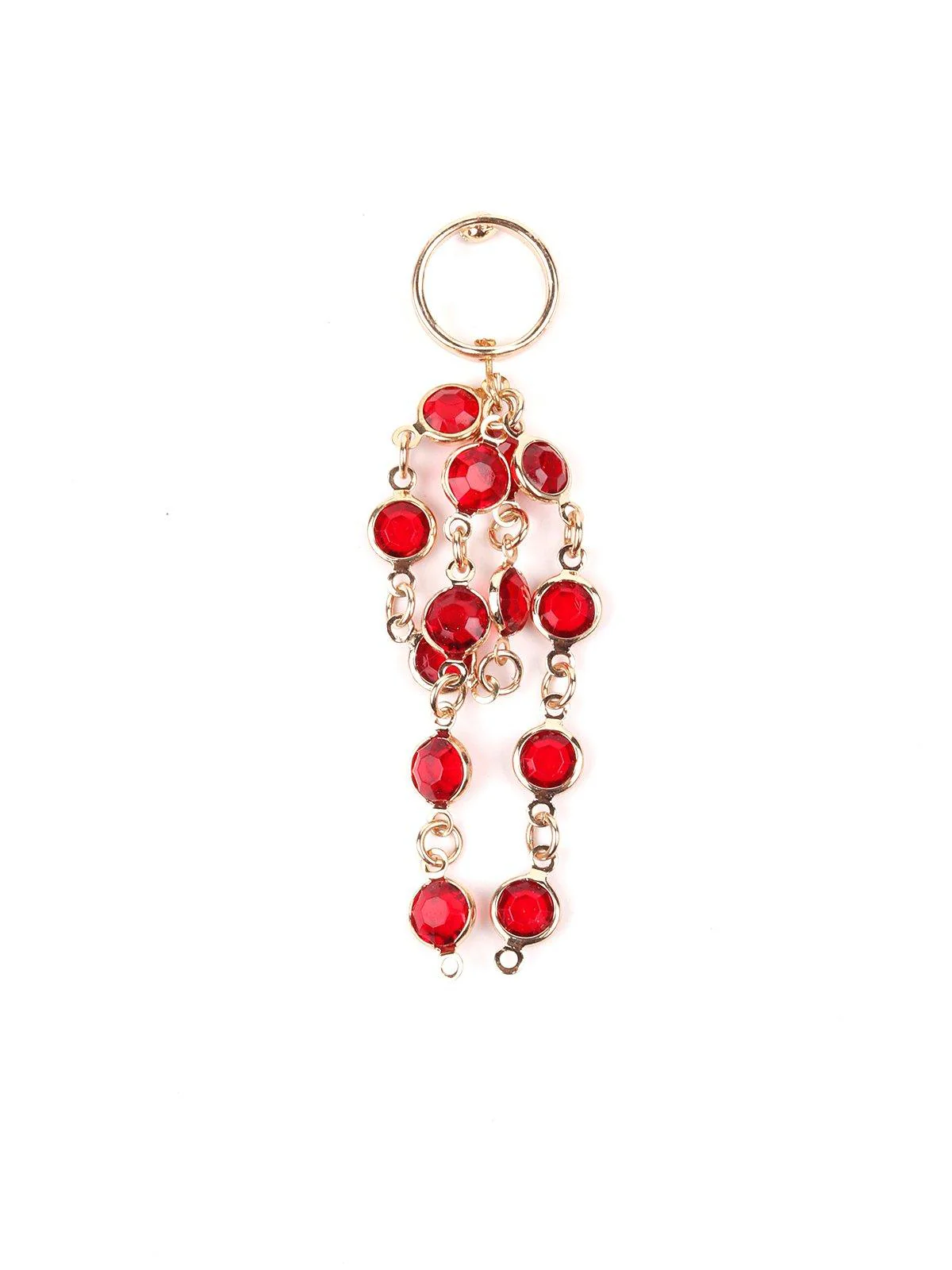 Odette Women Red Metal Earrings - Image 5