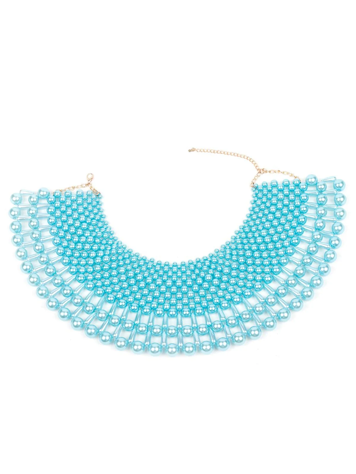 Odette Women Blue Metal Necklace - Image 3