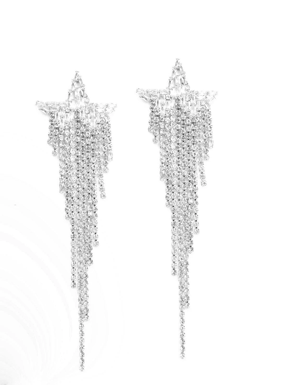 Odette Women Silver Metal Earrings - Image 3