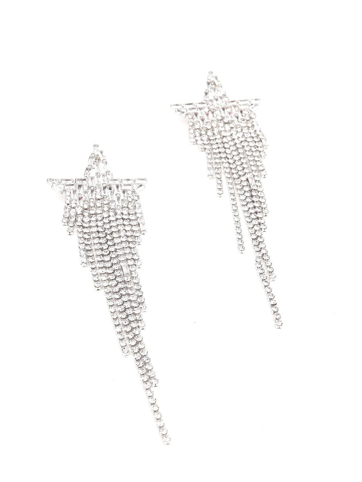 Odette Women Silver Metal Earrings - Image 6