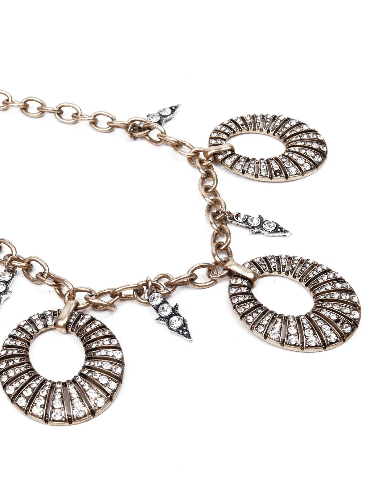 Odette Women Black Metal Necklace - Image 3