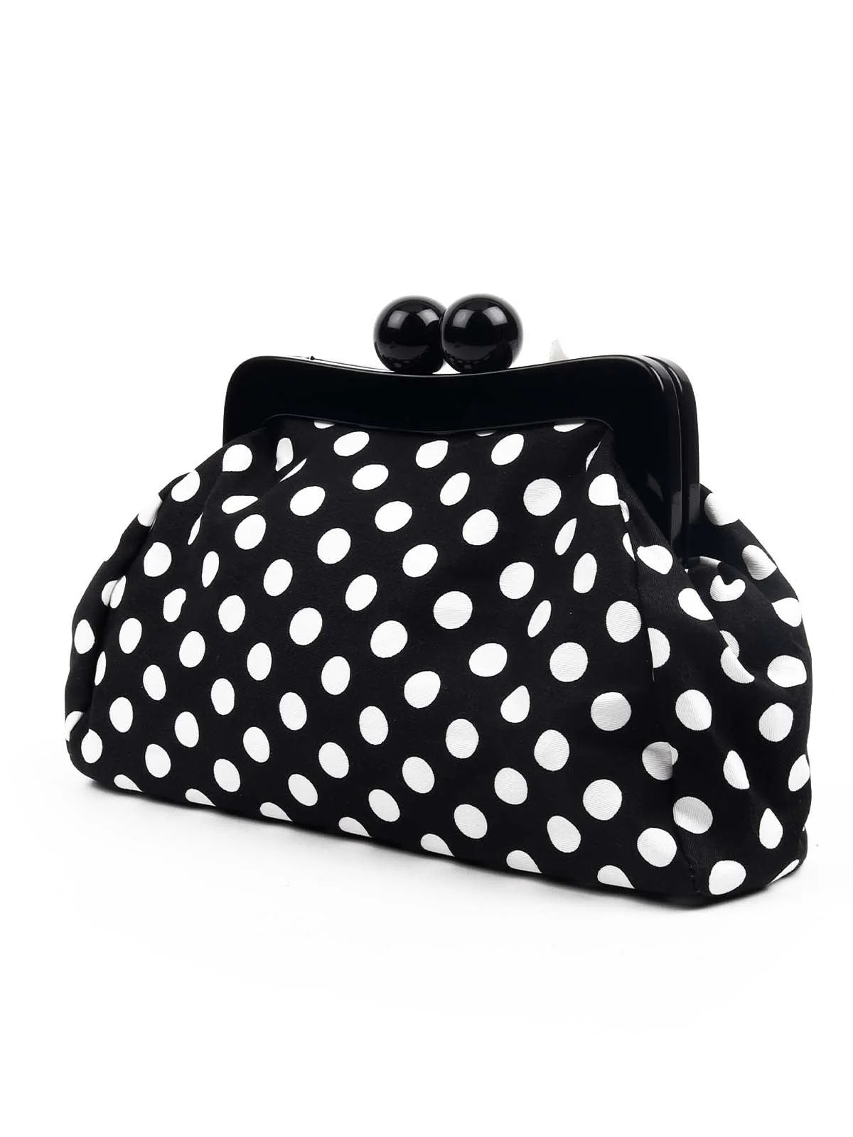 Odette Women Statement Printed Black Convertible Clutch - Image 4