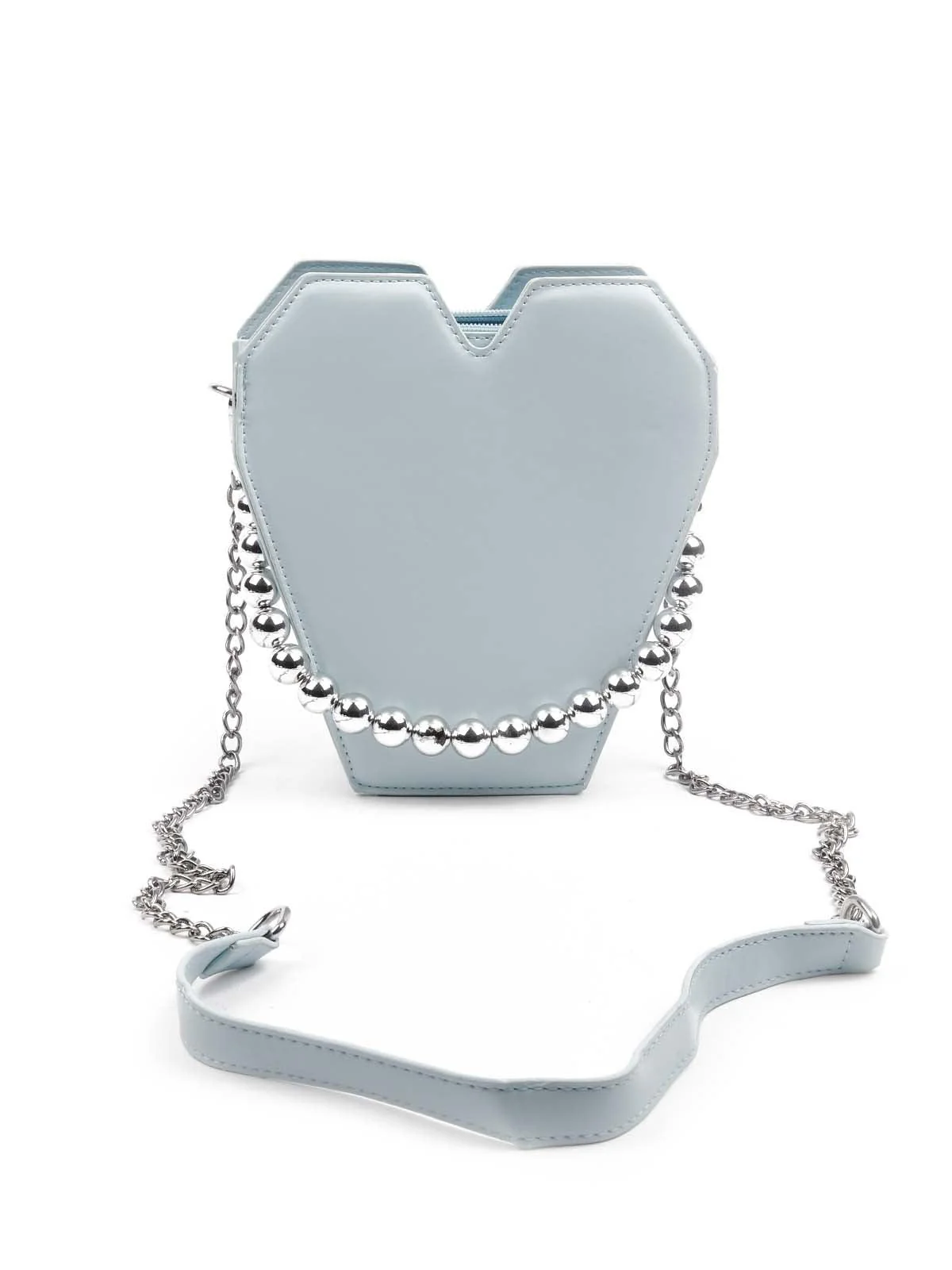 Odette Women Statement Sky Blue Clutch Bag - Image 3