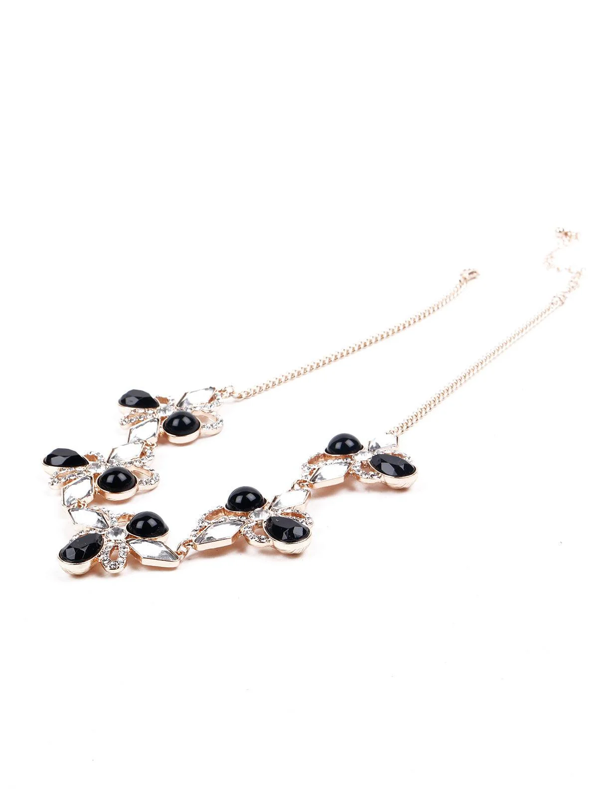 Odette Women Black Metal Necklace - Image 4
