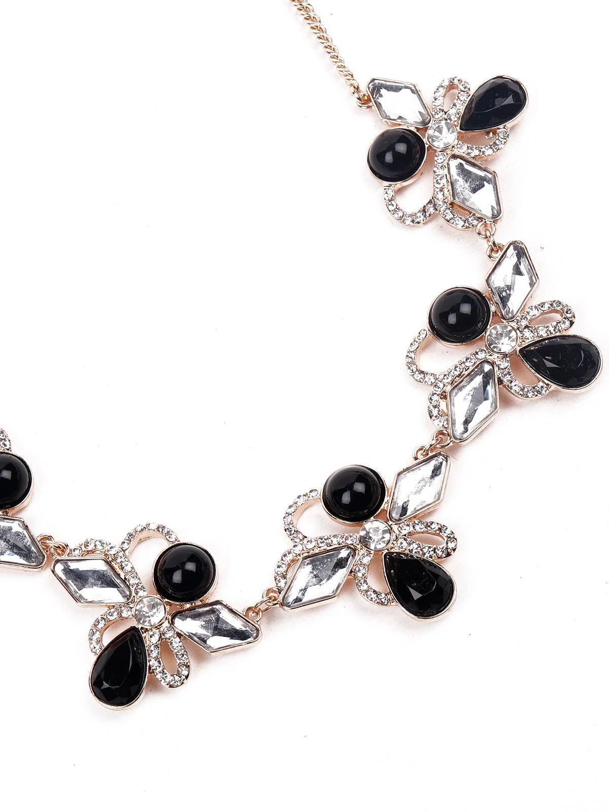 Odette Women Black Metal Necklace - Image 6