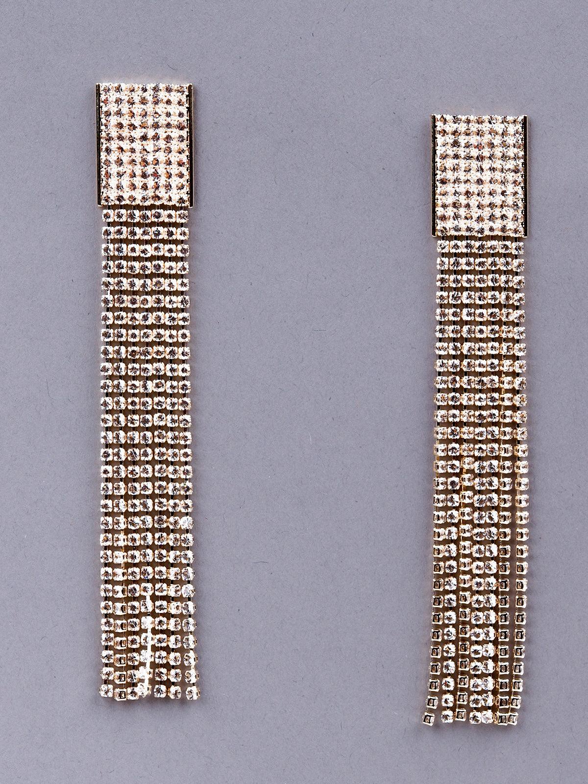 Odette Women Gold Metal Earrings - Image 3