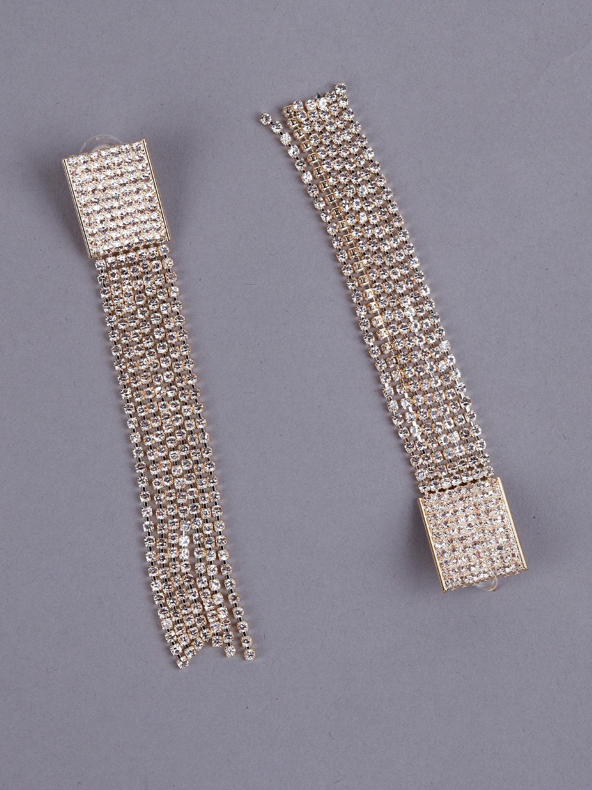 Odette Women Gold Metal Earrings - Image 4