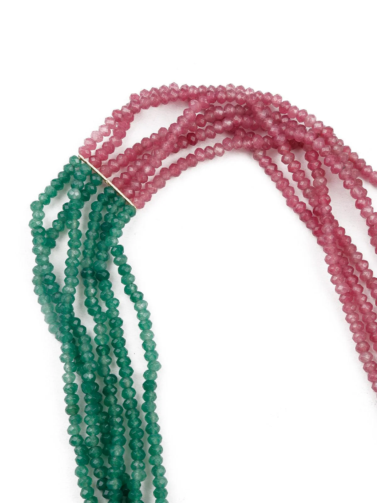 Odette Women Stunning Beaded Statement Multicoloured Necklace - Image 6