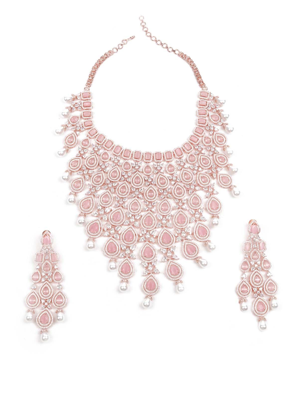 Odette Stunning Stone Choker Necklace Set For Women - Image 3