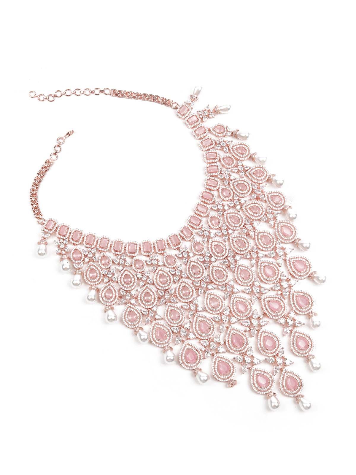 Odette Stunning Stone Choker Necklace Set For Women - Image 4