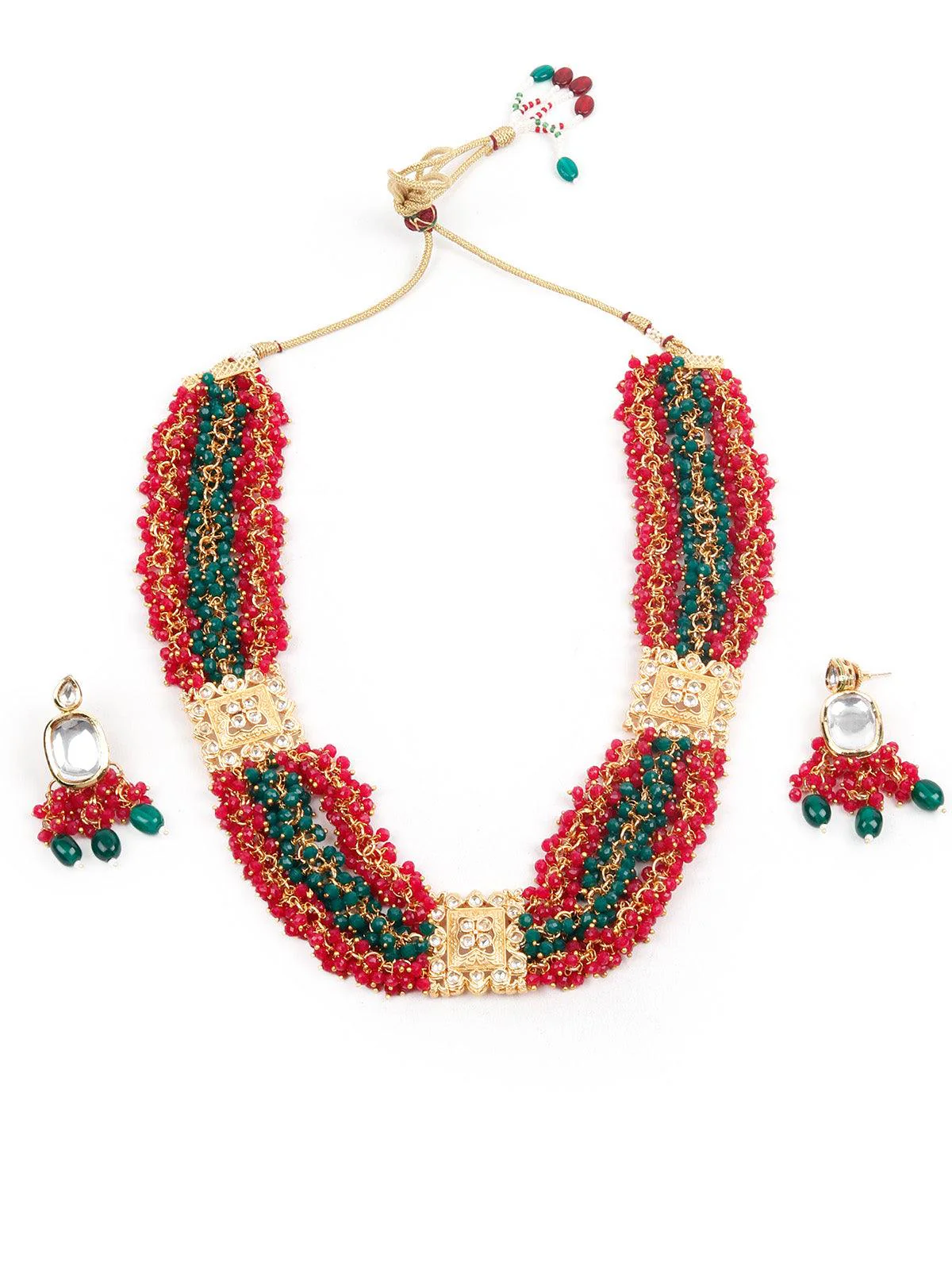 Odette Stunning Beads Choker Necklace Set For Women - Image 3