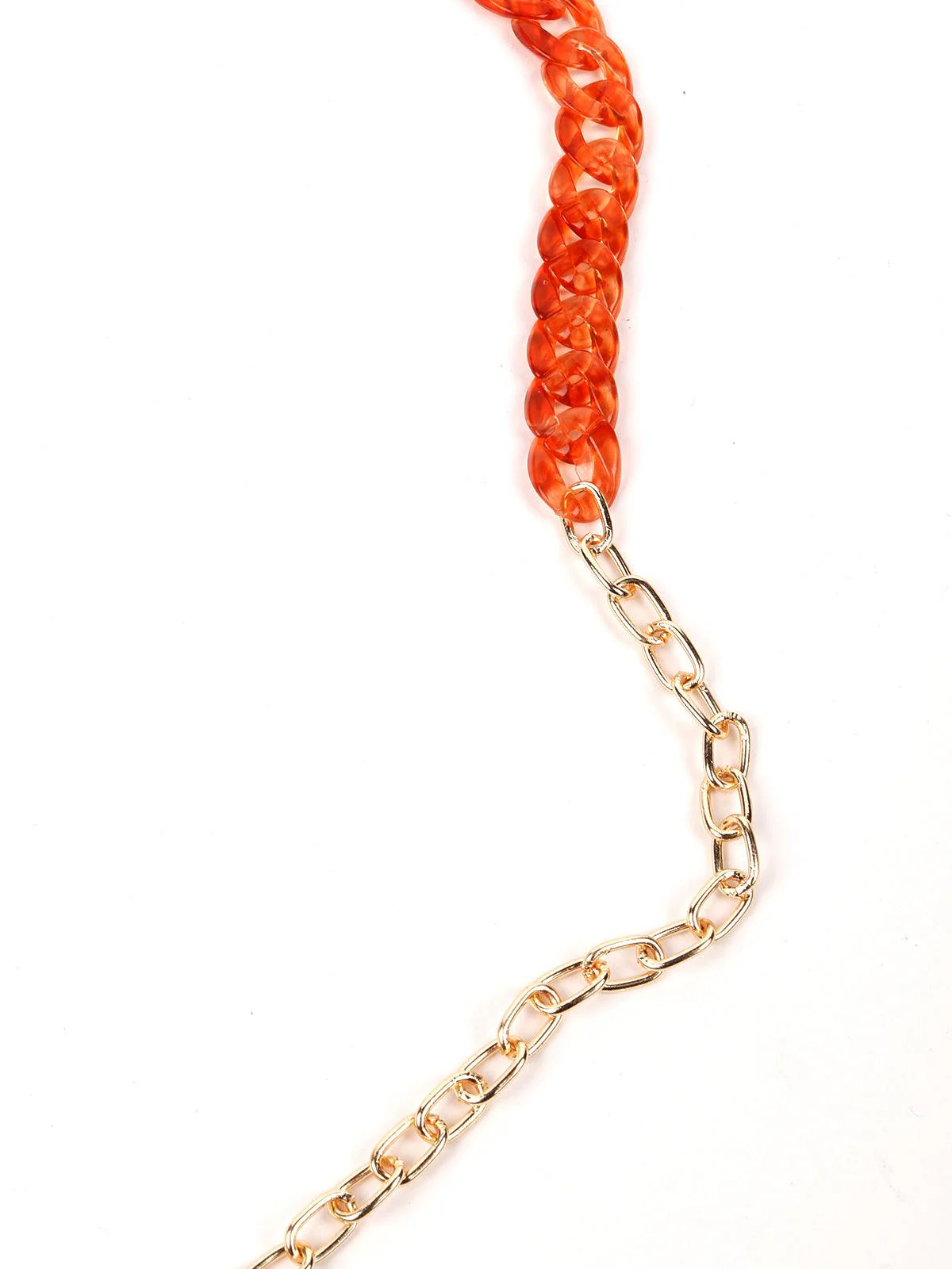 Odette Women Brown And Gold Metal Chain - Image 4