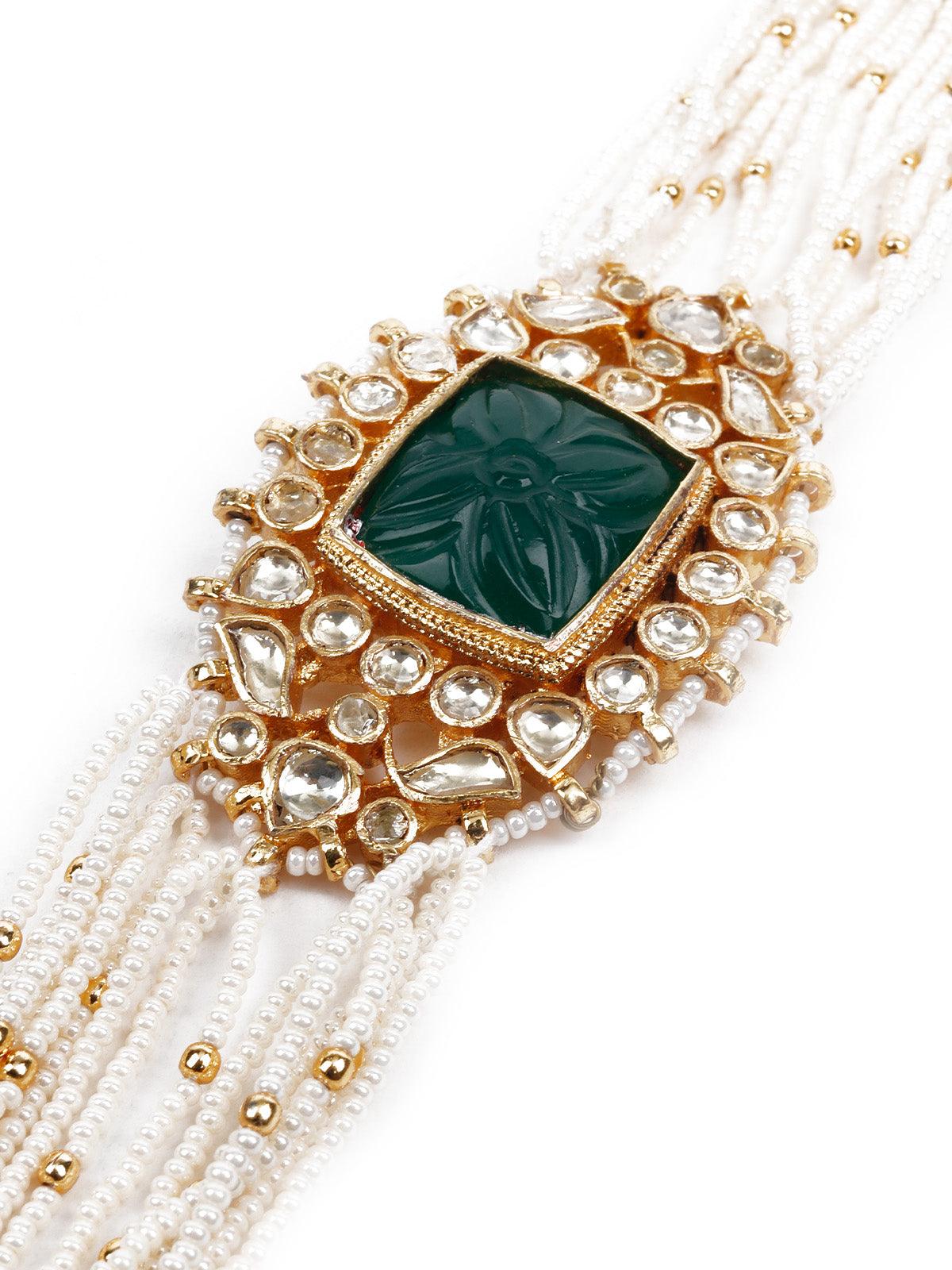 Odette Women Stunning Embellished Gold Bracelet - Image 5