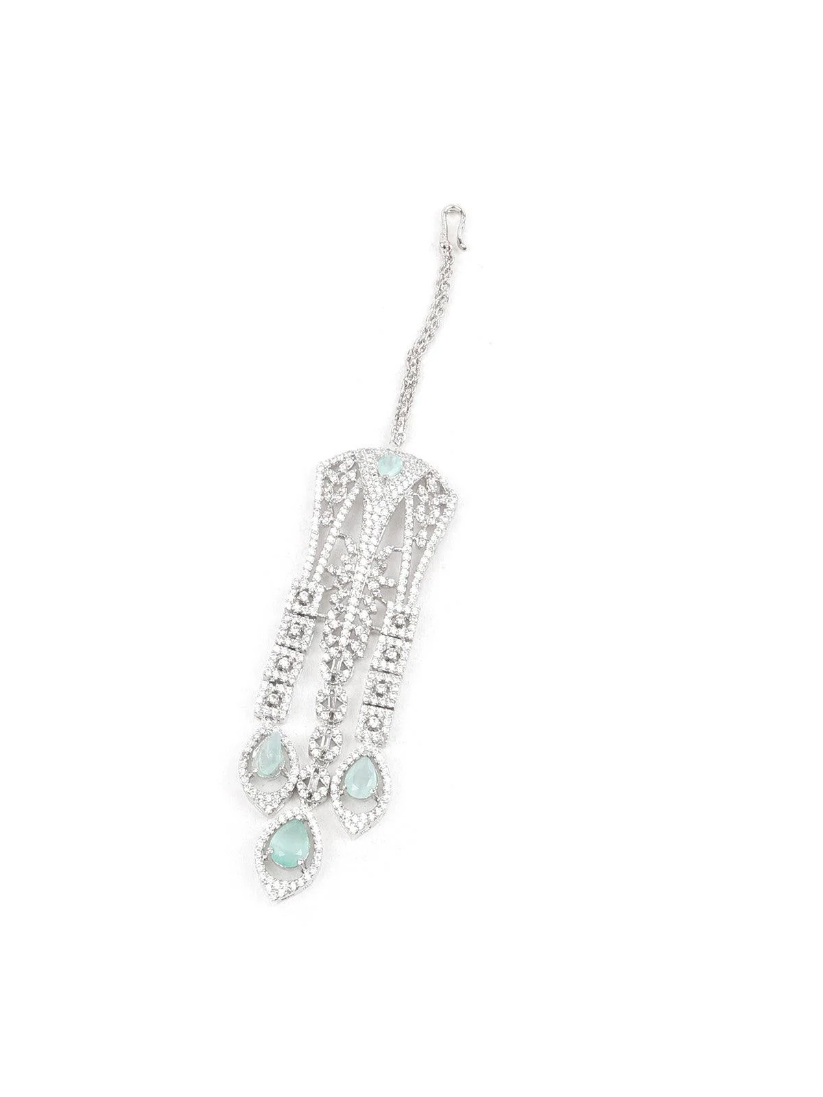 Odette Stunning Silver Choker Necklace Set For Women - Image 7