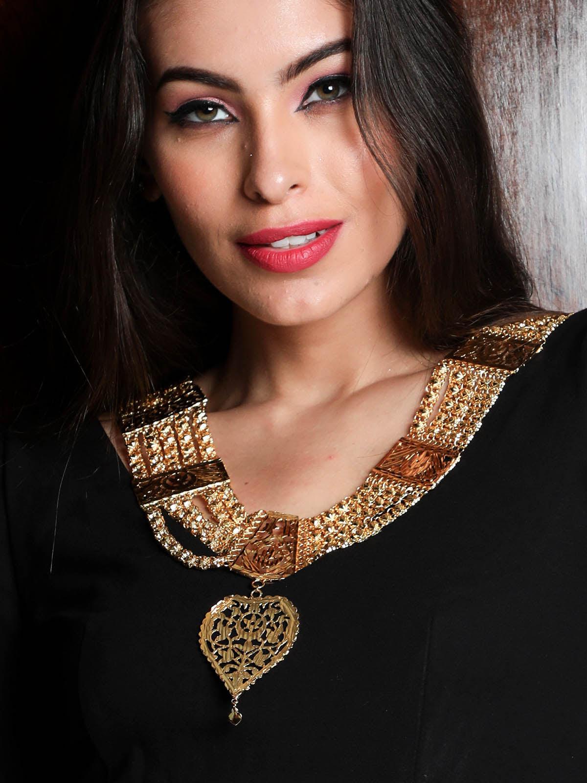 Odette Stunning Gold Necklace Set For Women - Image 2