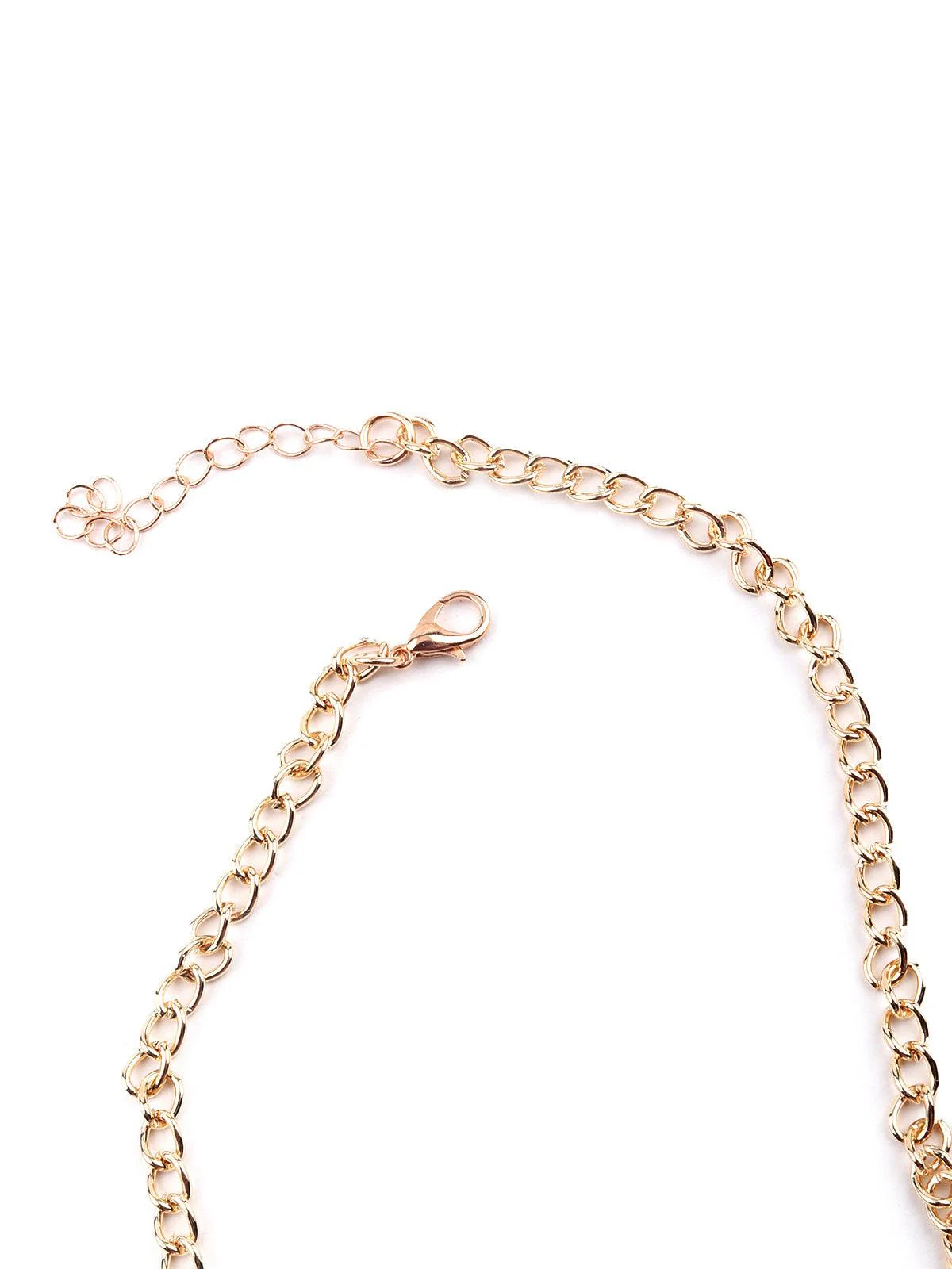 Odette Stunning Gold Tone Sparkly Necklace Set For Women - Image 6
