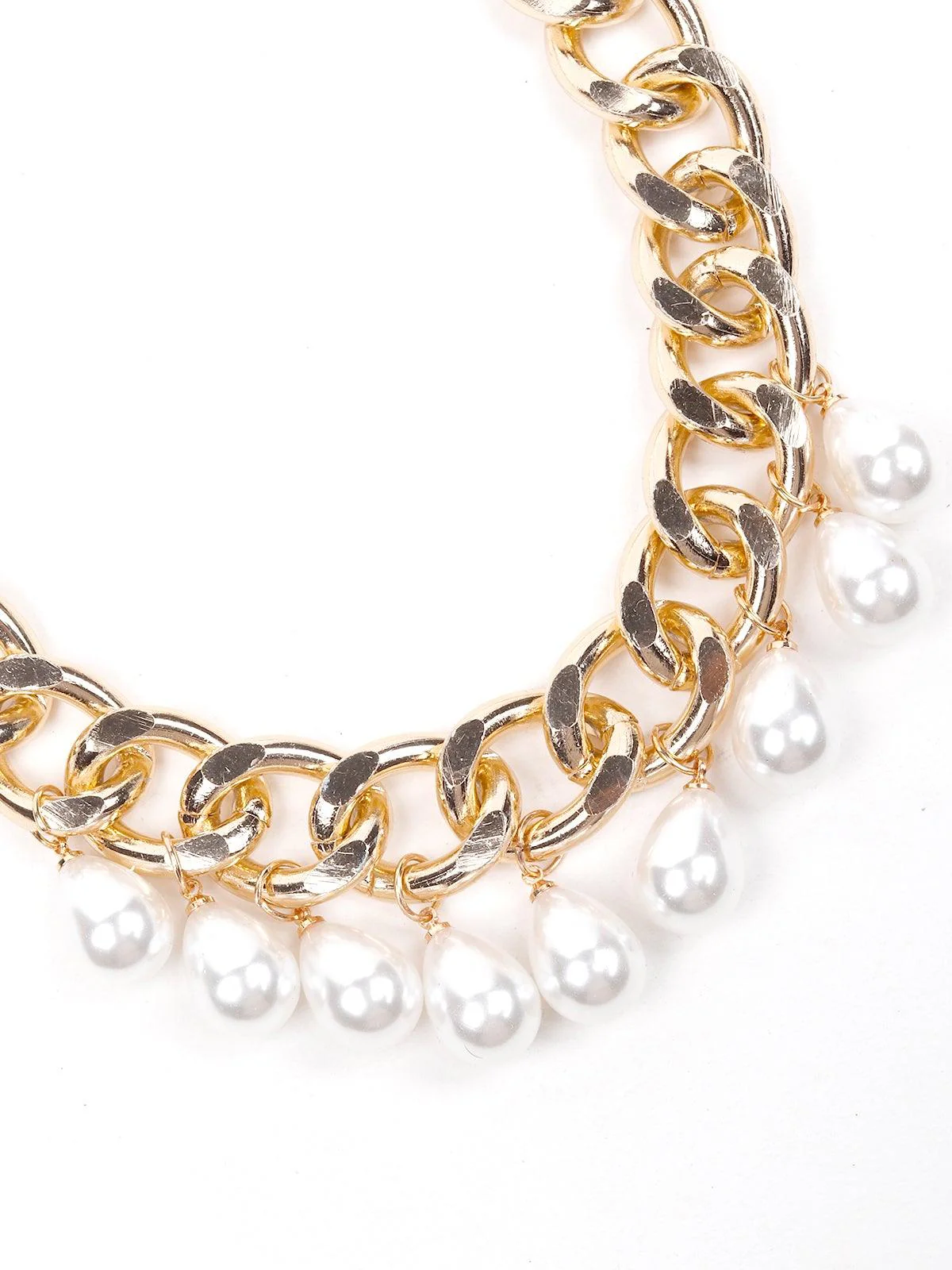 Odette Women White Metal Chain - Image 6