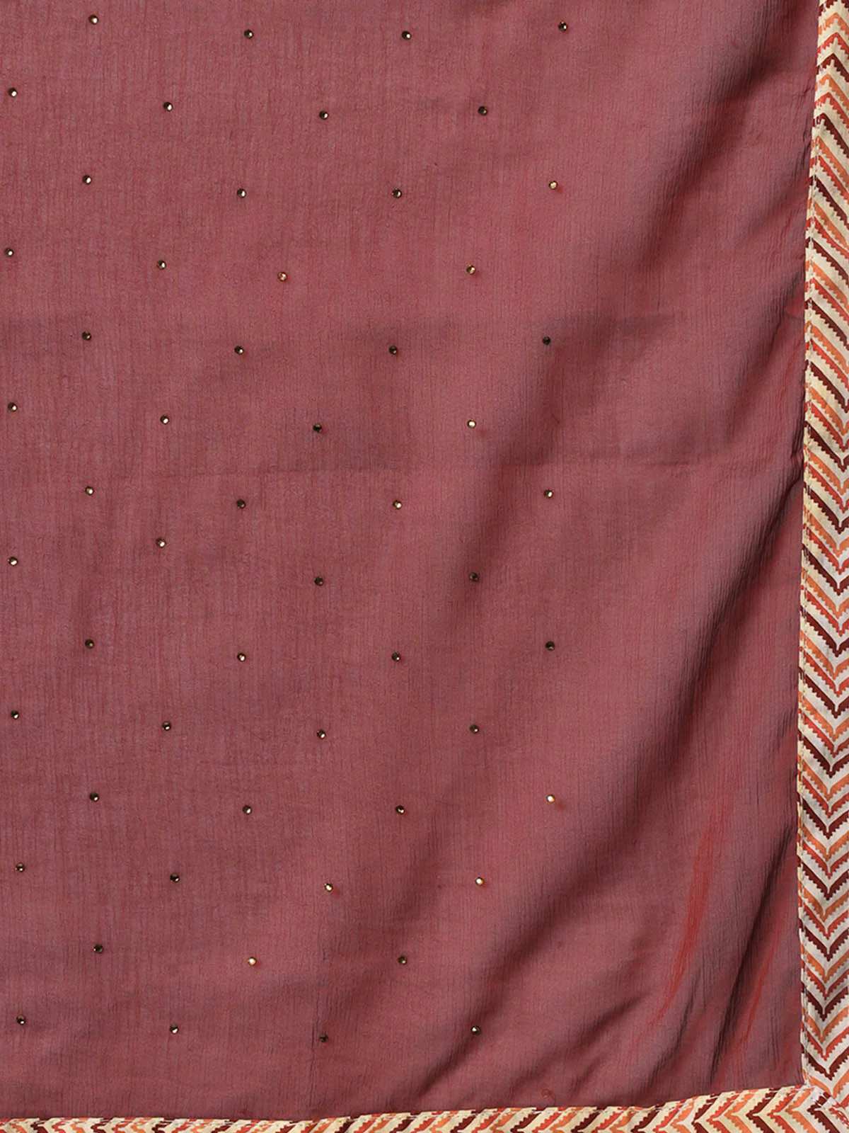 Odette Women Stunning Maroon Cotton Printed Stitched Kurta Set - Image 8