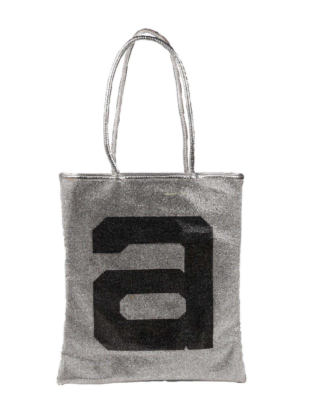 Odette Women Silver Leatherette Tote Bag - Image 4