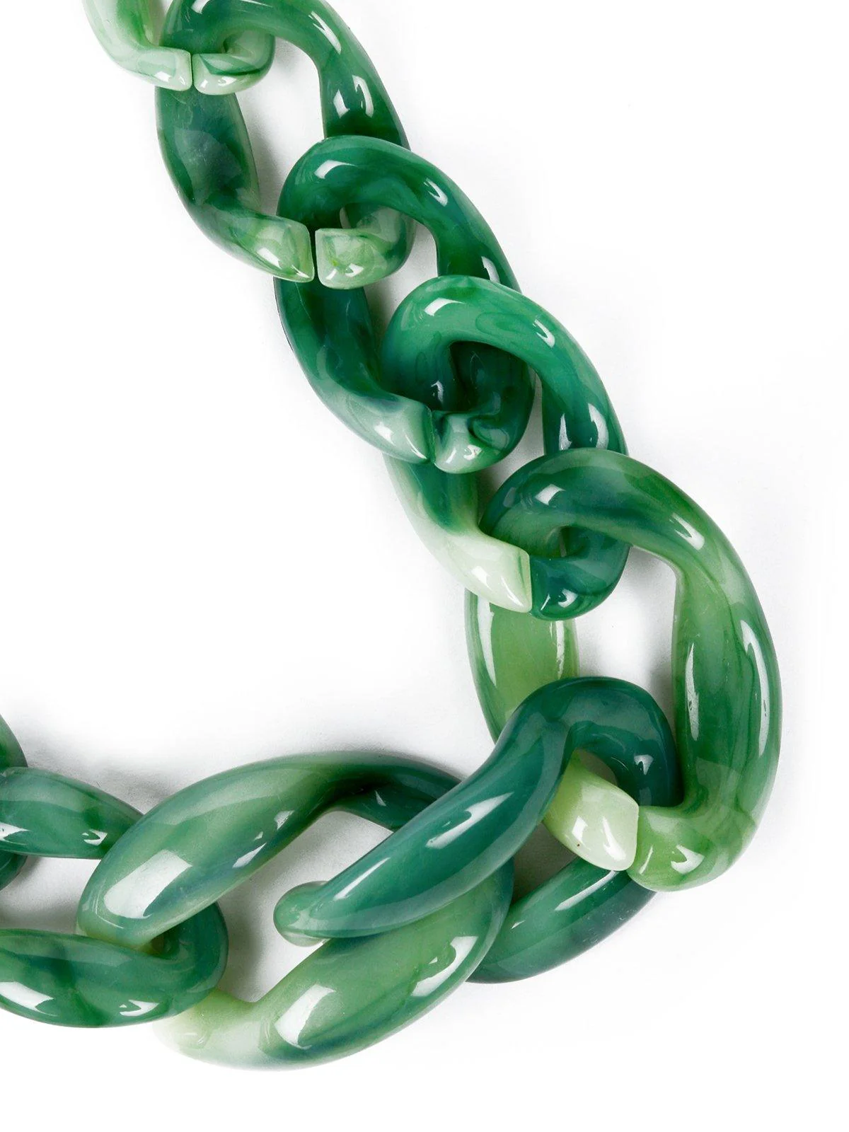 Odette Women Green Metal Chain - Image 5