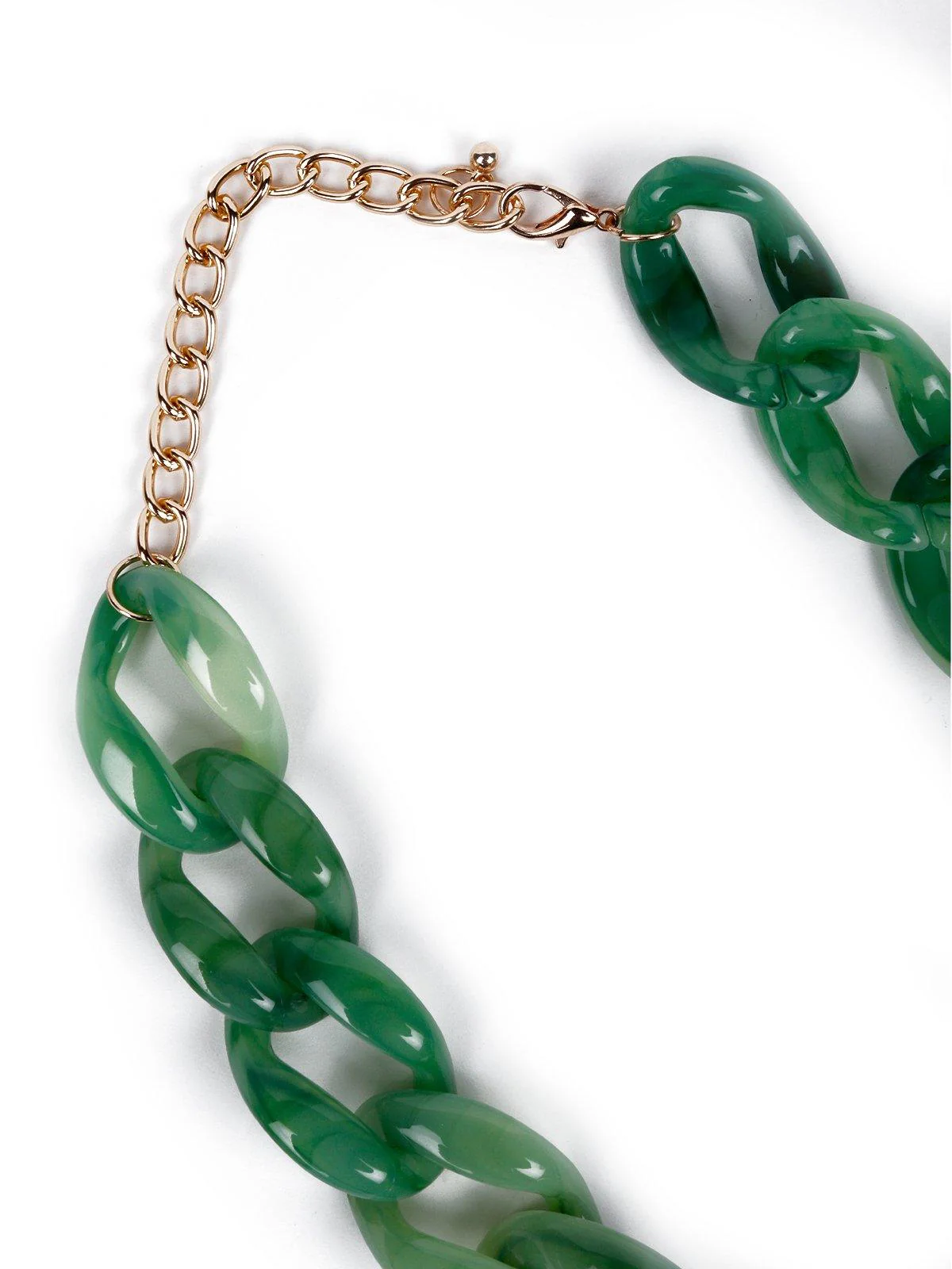 Odette Women Green Metal Chain - Image 6