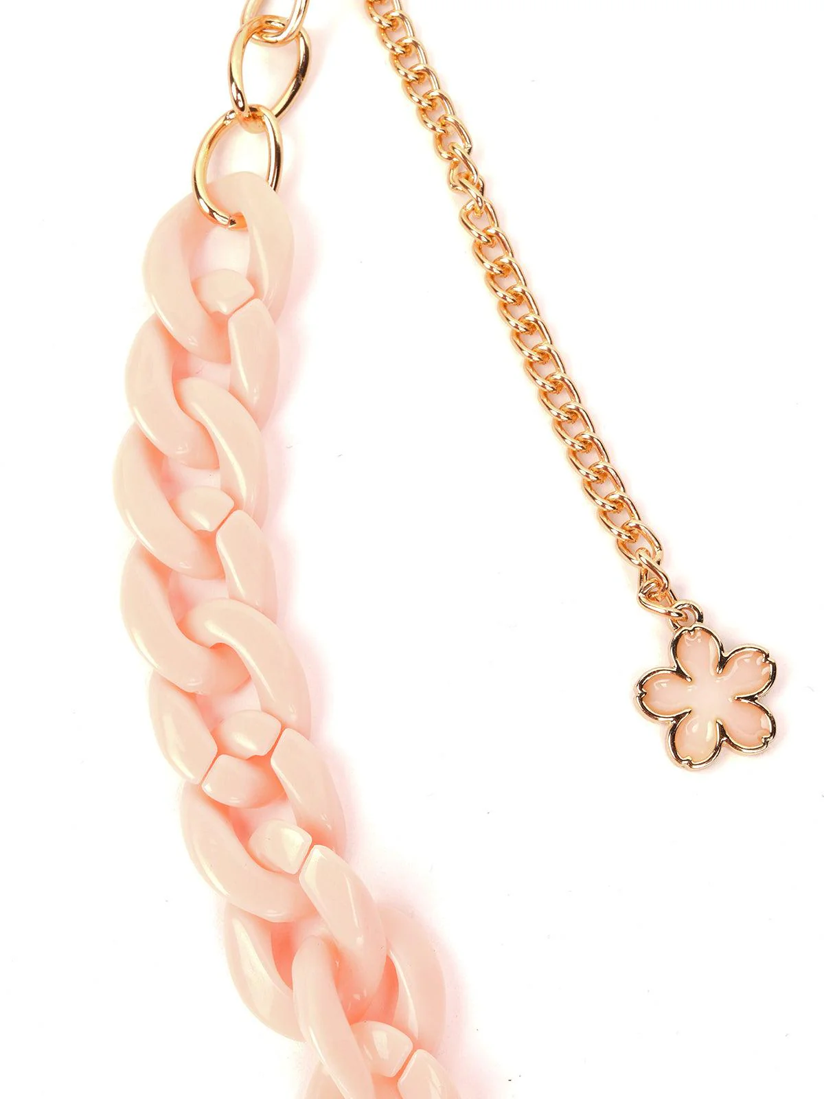 Odette Women Gold And Peach Metal Chain - Image 3