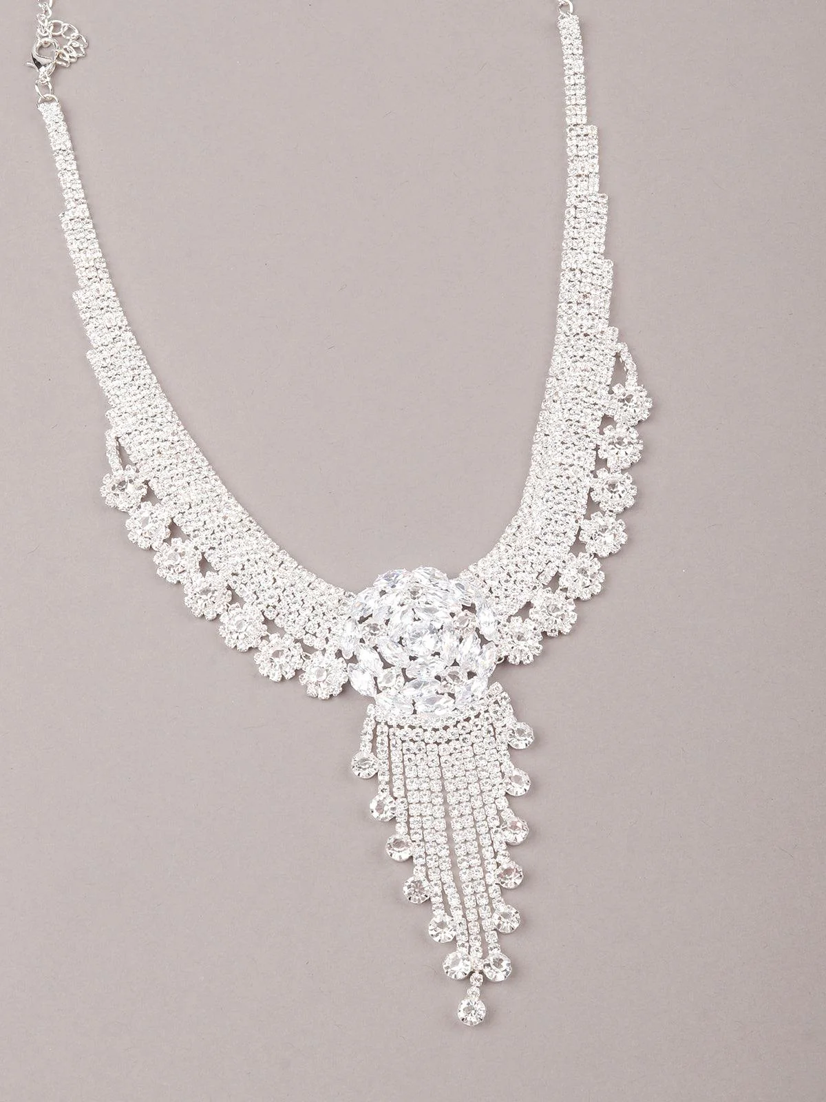 Odette Stunning Shinning And Highly Sophisticated Necklace Set For Women - Image 3