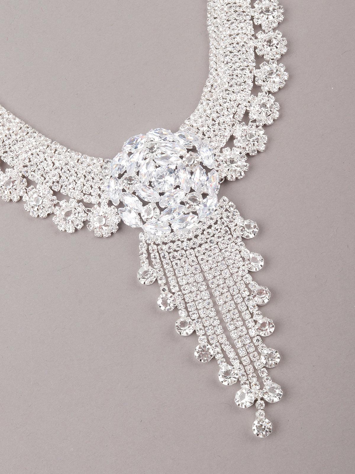 Odette Stunning Shinning And Highly Sophisticated Necklace Set For Women - Image 4
