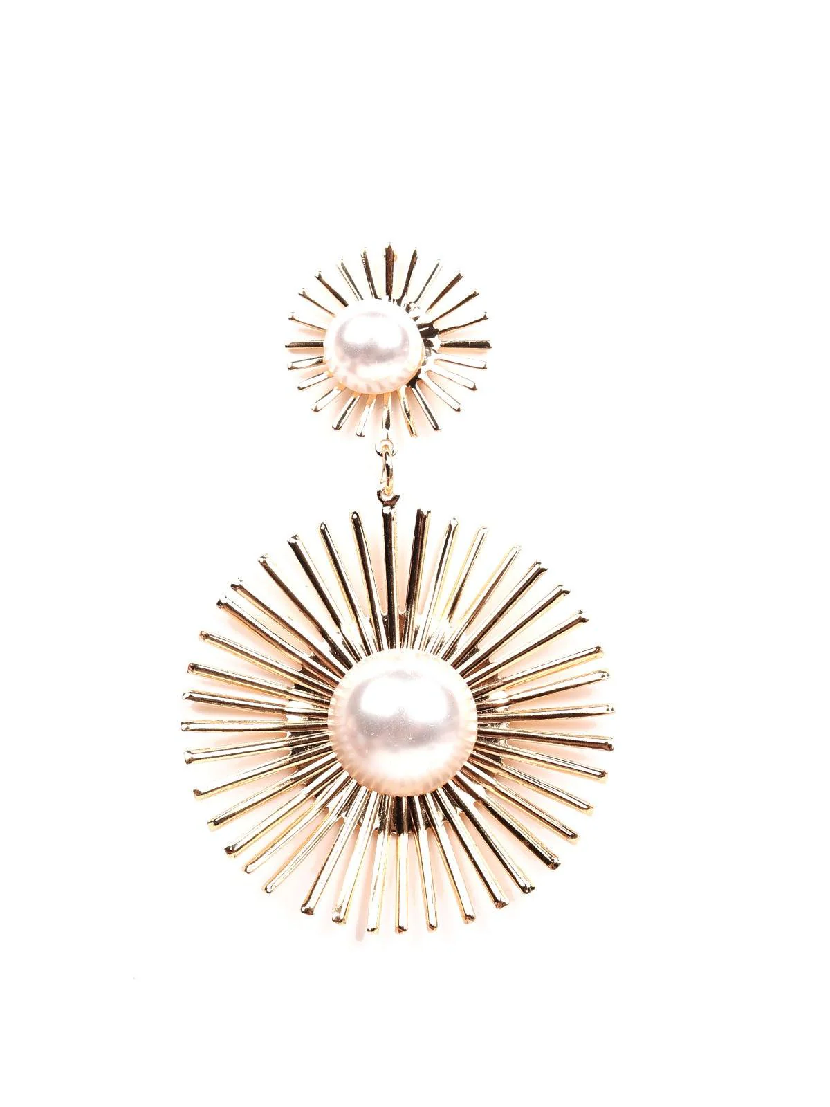 Odette Women Gold-Tone Metal Earrings - Image 4