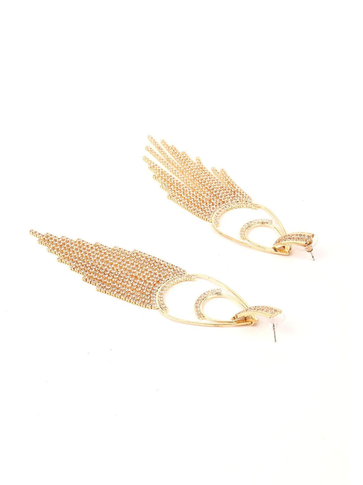 Odette Women Gold Metal Earrings - Image 6