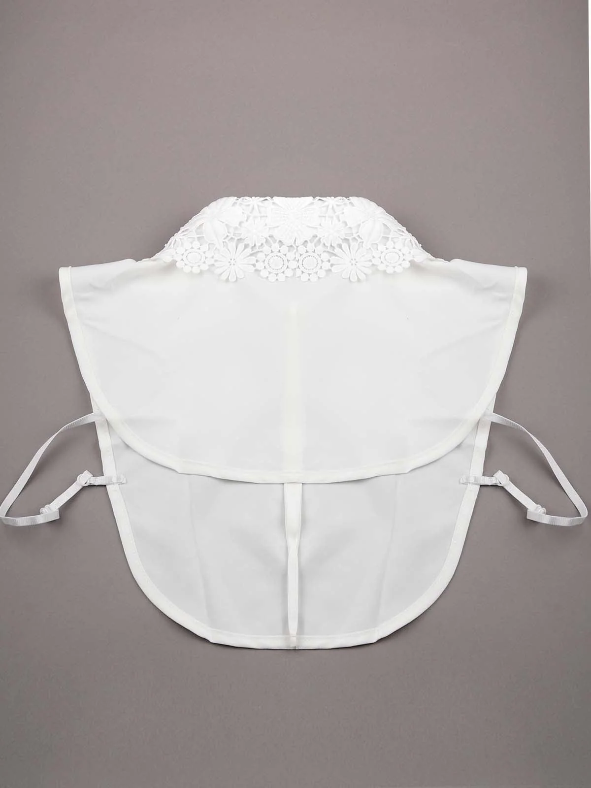 Odette Stunning White Floral Detachable Collar For Women - Image 5