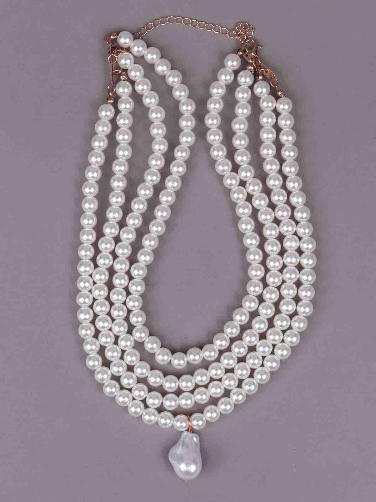 Odette Women Silver Metal Necklace - Image 3