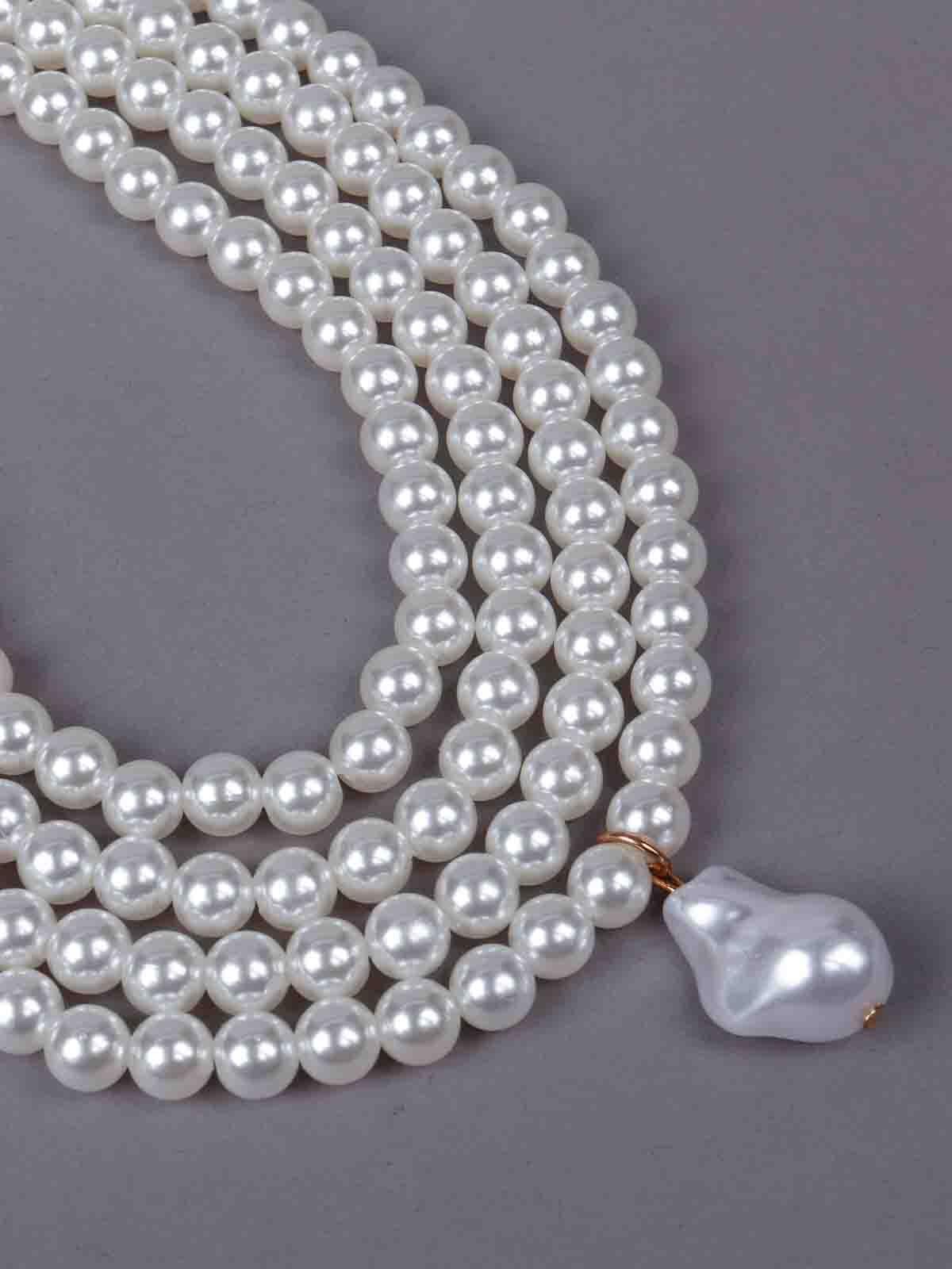 Odette Women Silver Metal Necklace - Image 5