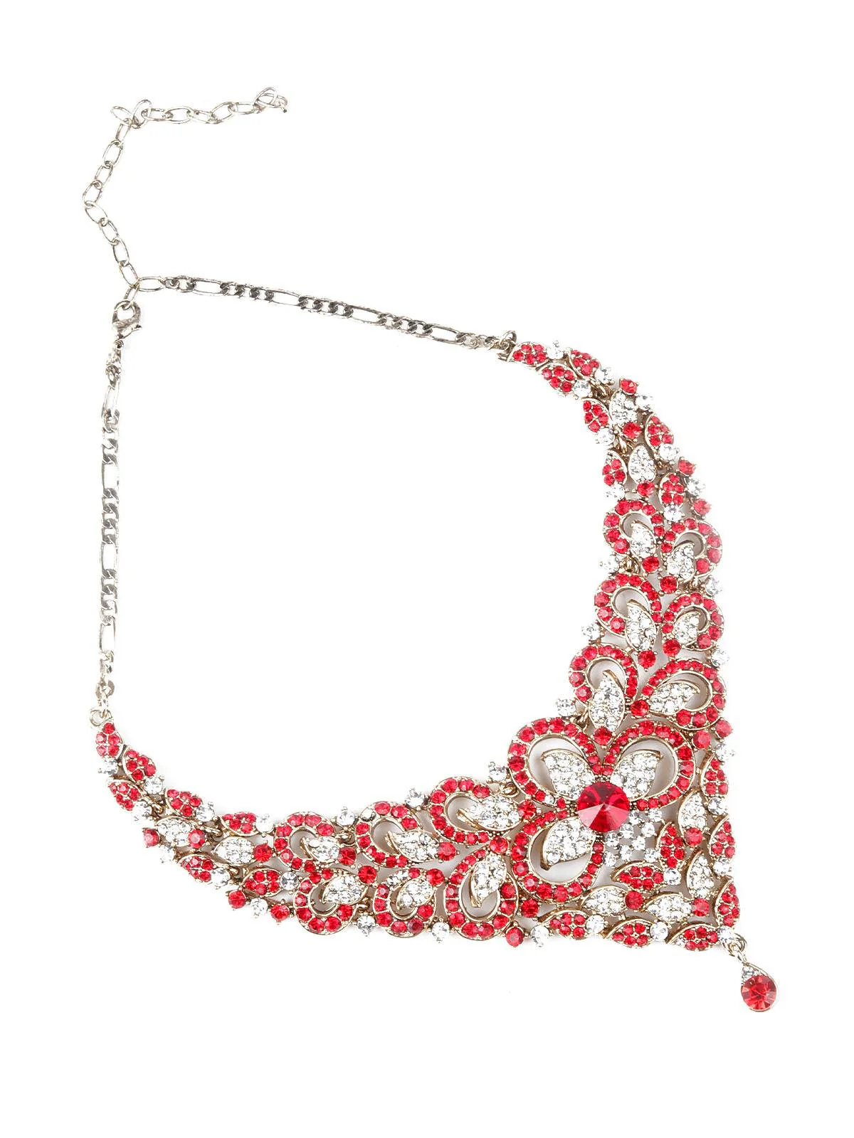 Odette Women Stylish Faux Stones Choker Neckpiece - Image 2
