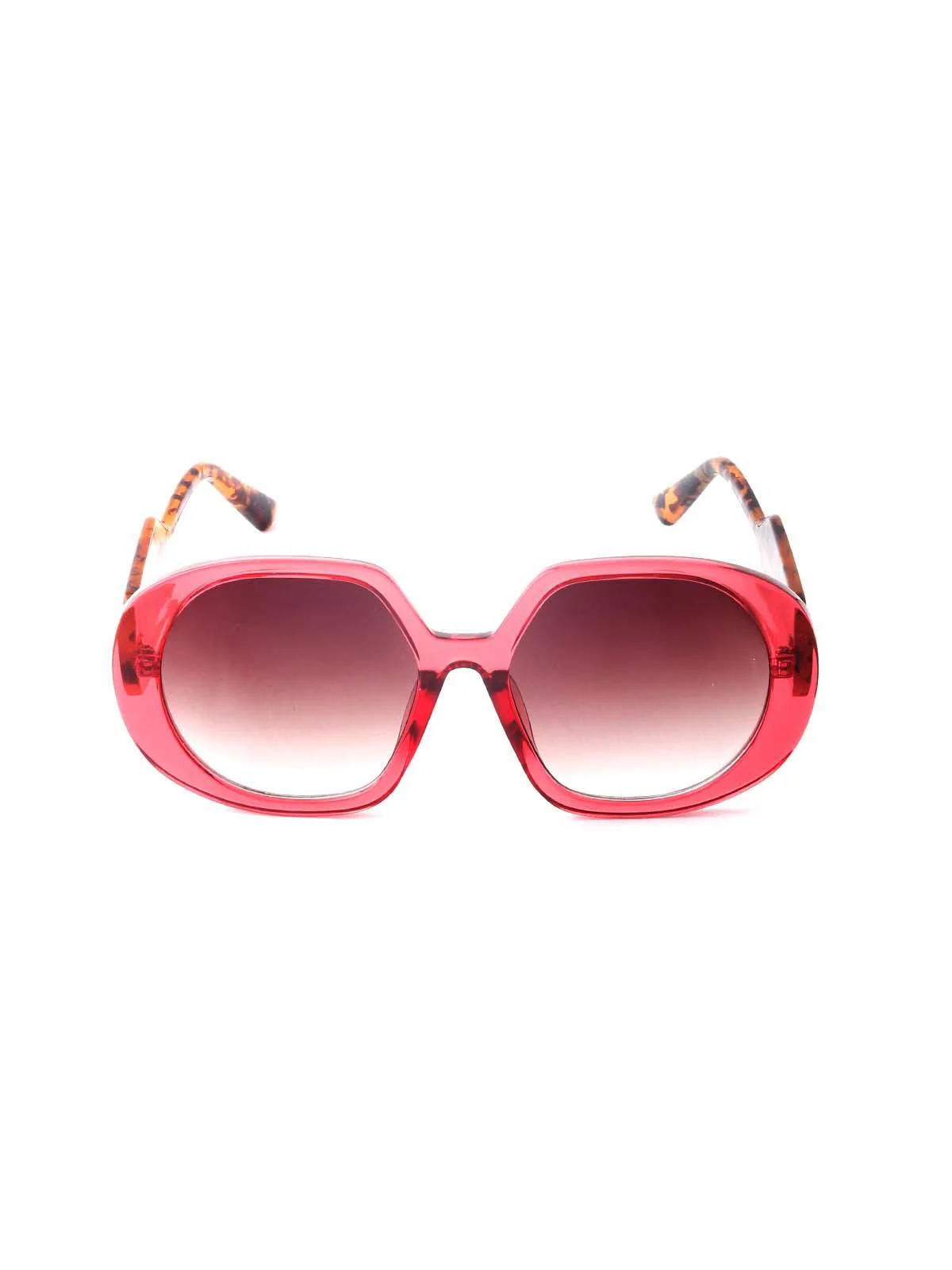 Odette Women Super Stylish Pink-Tinted Sunglasses - Image 3
