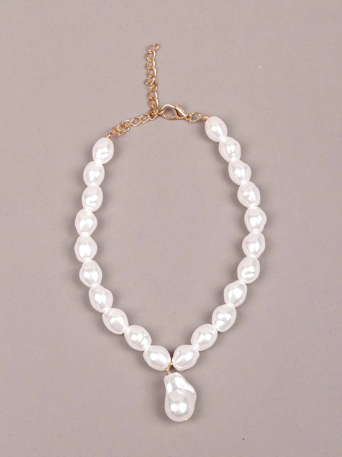 Odette Women White Metal Necklace - Image 3