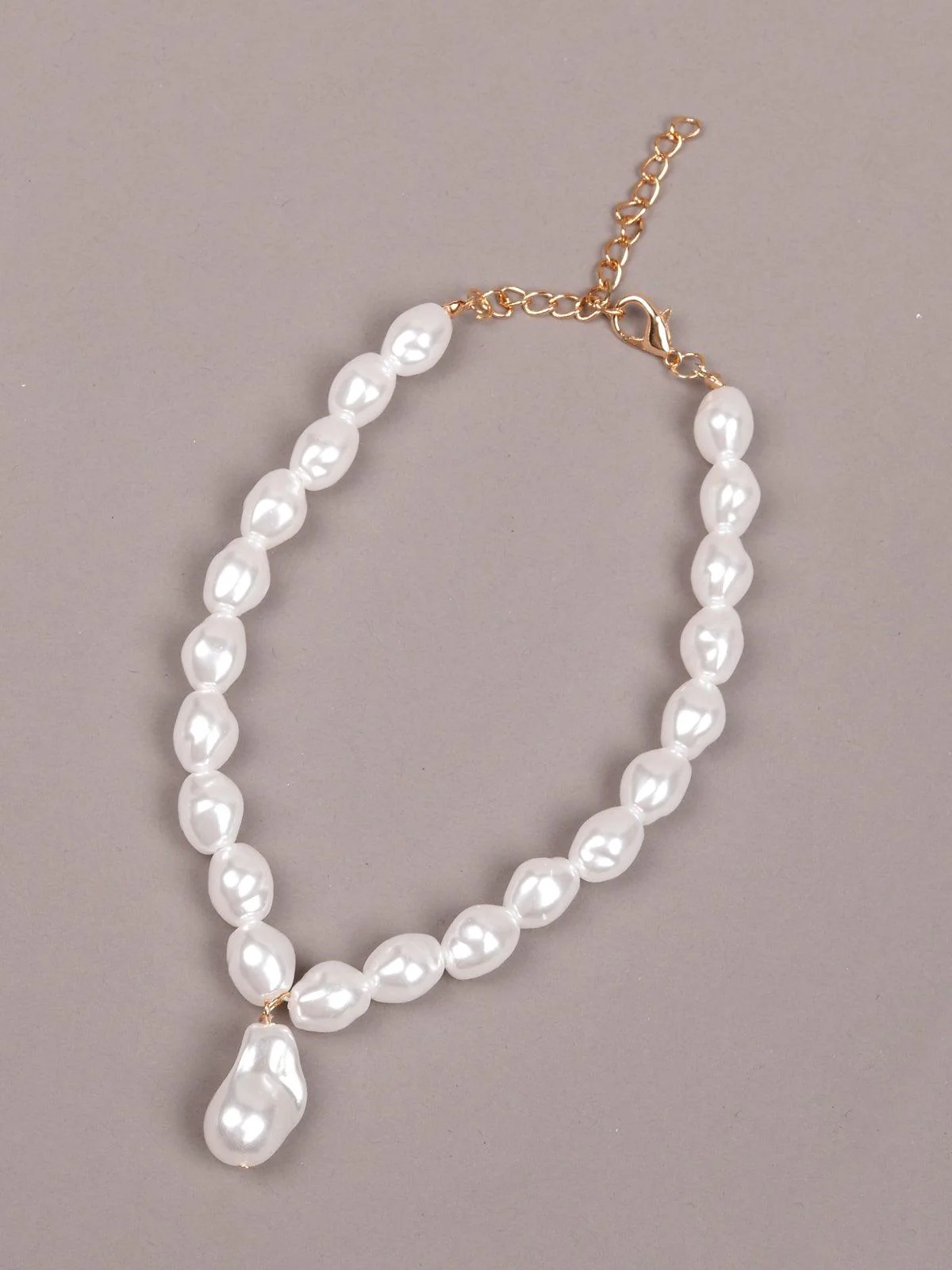 Odette Women White Metal Necklace - Image 7